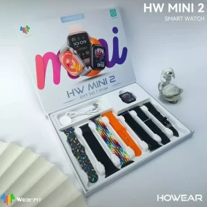 Smartwatch Hw Mini 2 41mm 7 Pulseiras Serie 9 Chat GPT - PRETO
