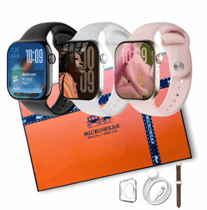 Smartwatch Microwear W11 Pro Mini 2GB 42mm Amoled Série 11 Whatsapp A Prova D'água